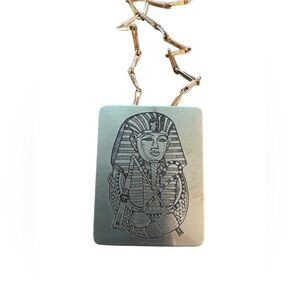 King Tutankhamun King Tut Pendant and Chain- 1978 Limited Edition - Reed & Alton